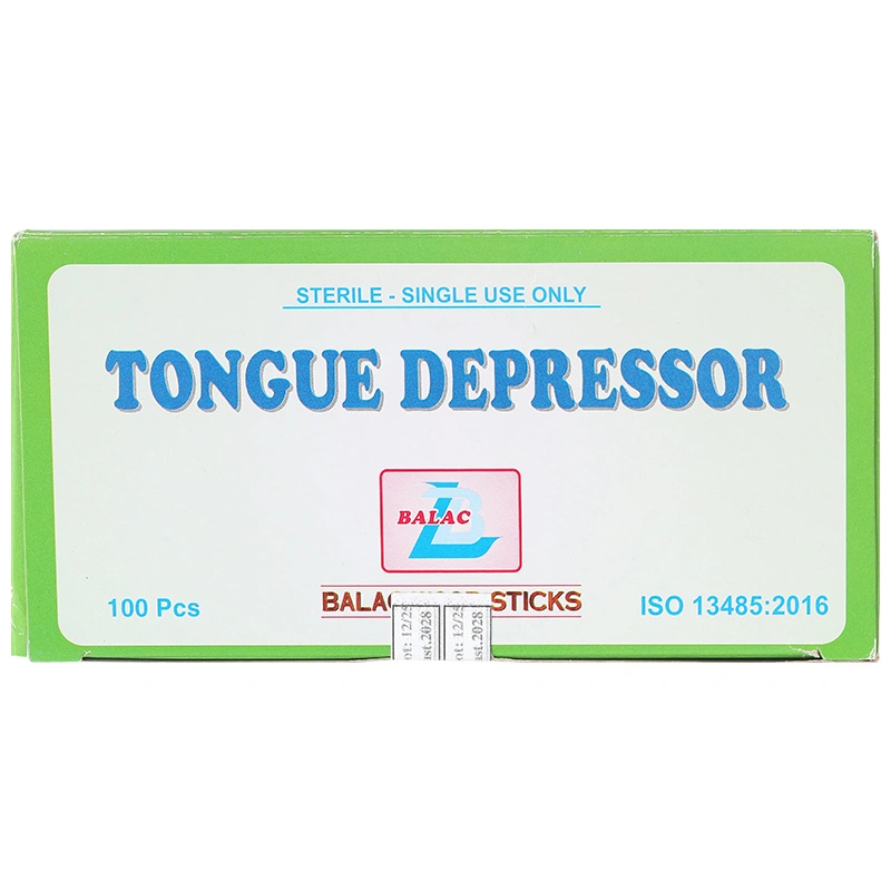 Que đè lưỡi gỗ Balac hộp 100 que - 5